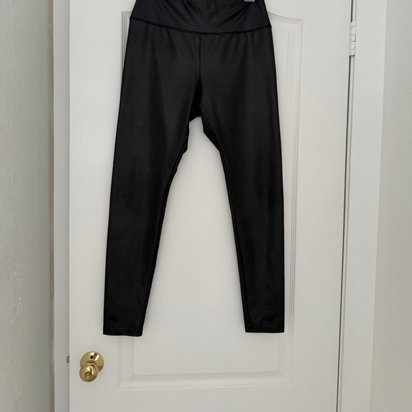 wild fable Pants - Wild Fable Black Faux Leather Leggings Size M